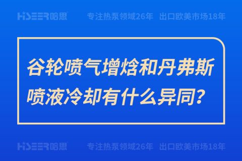 谷轮喷气增焓和丹弗斯喷液冷却有什么异同？